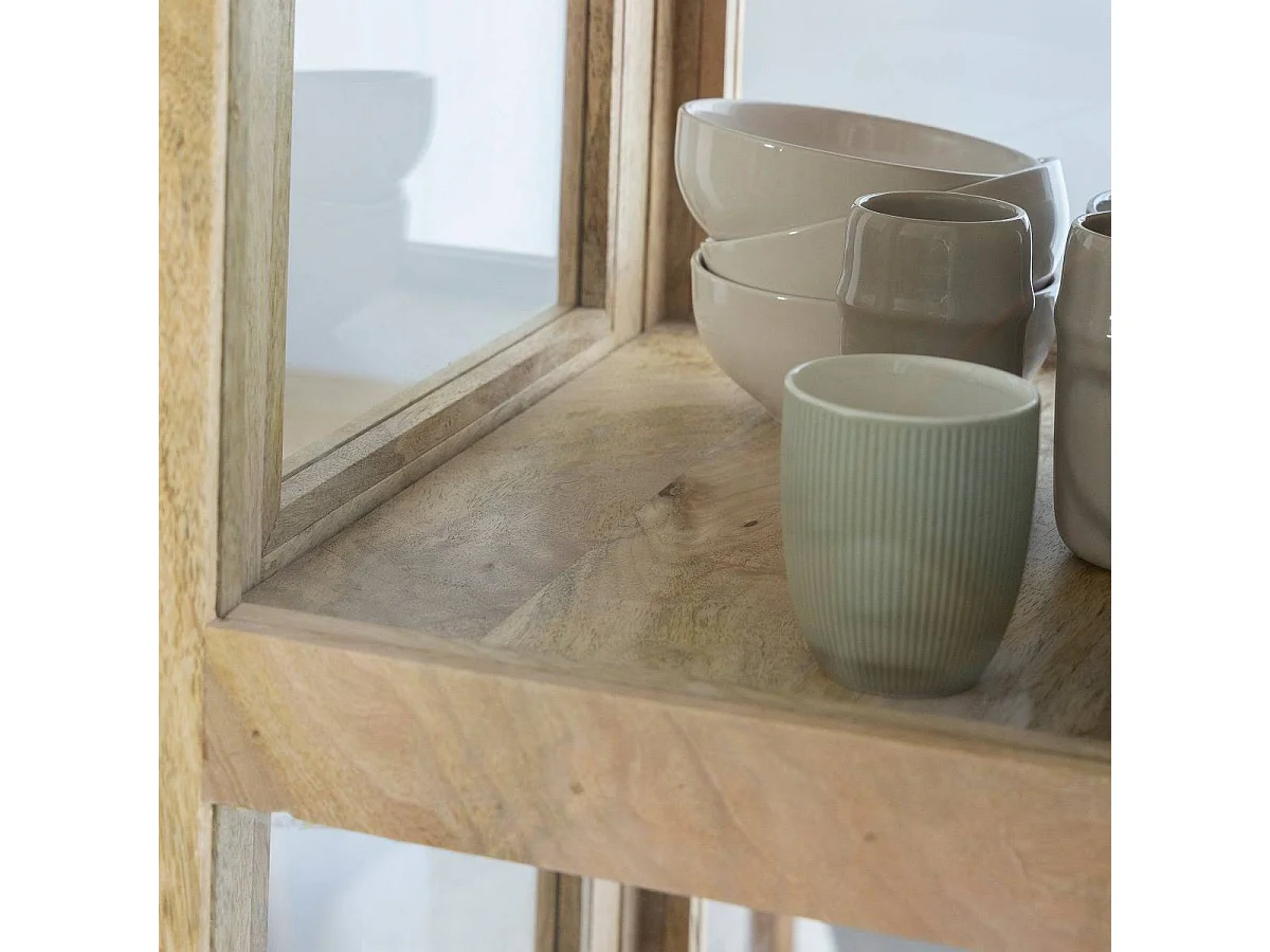 Vitrine en bois de manguier Juliet