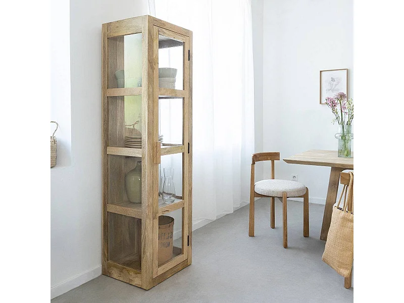 Vitrine en bois de manguier Juliet