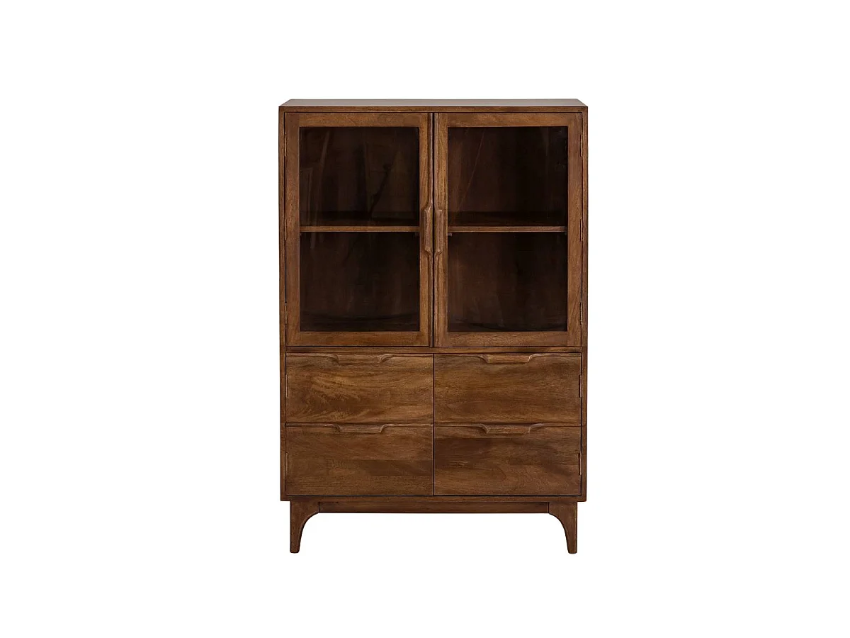 Vitrine en bois de manguier Remick