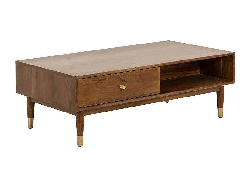 Mesa de centro en madera de acacia Emiel