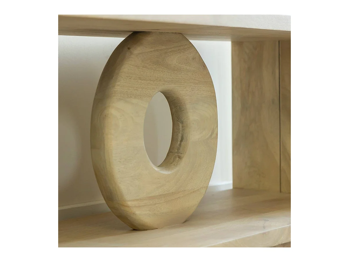 Meuble TV en bois de manguier Alwen