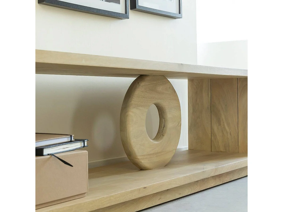 Meuble TV en bois de manguier Alwen