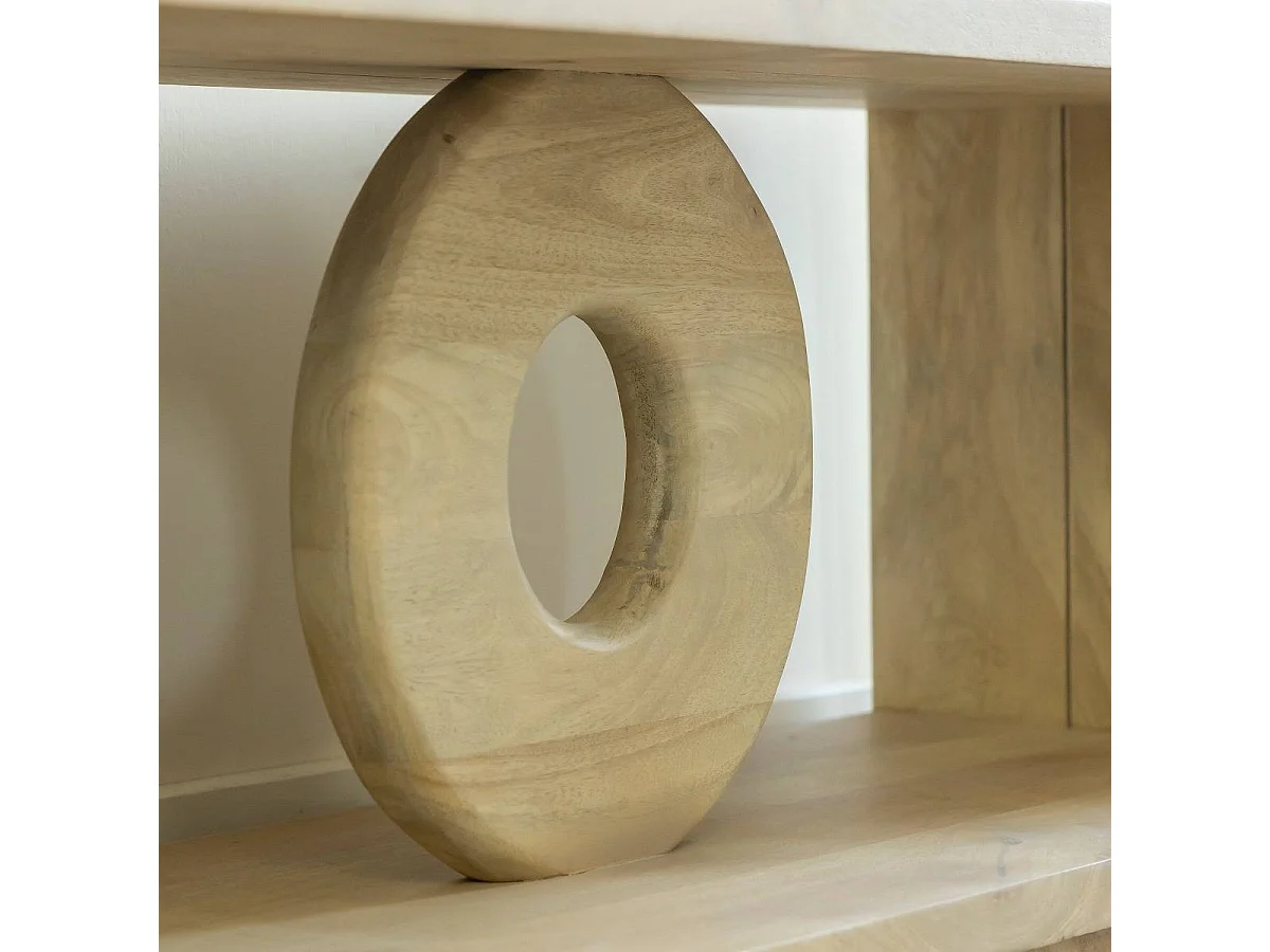 Meuble TV en bois de manguier Alwen