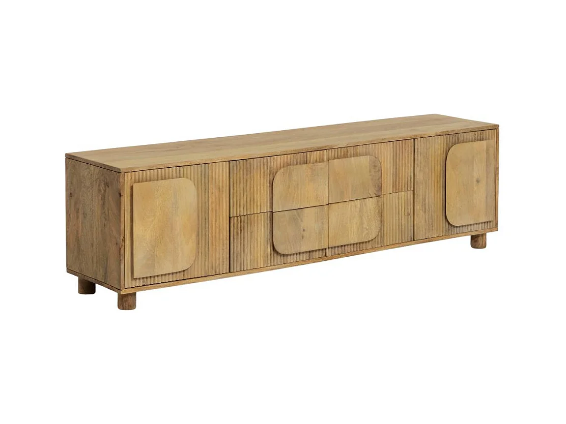 Meuble TV en bois de manguier Eros