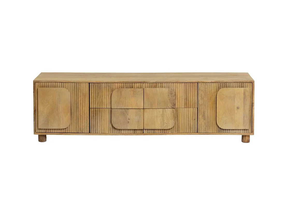 Meuble TV en bois de manguier Eros