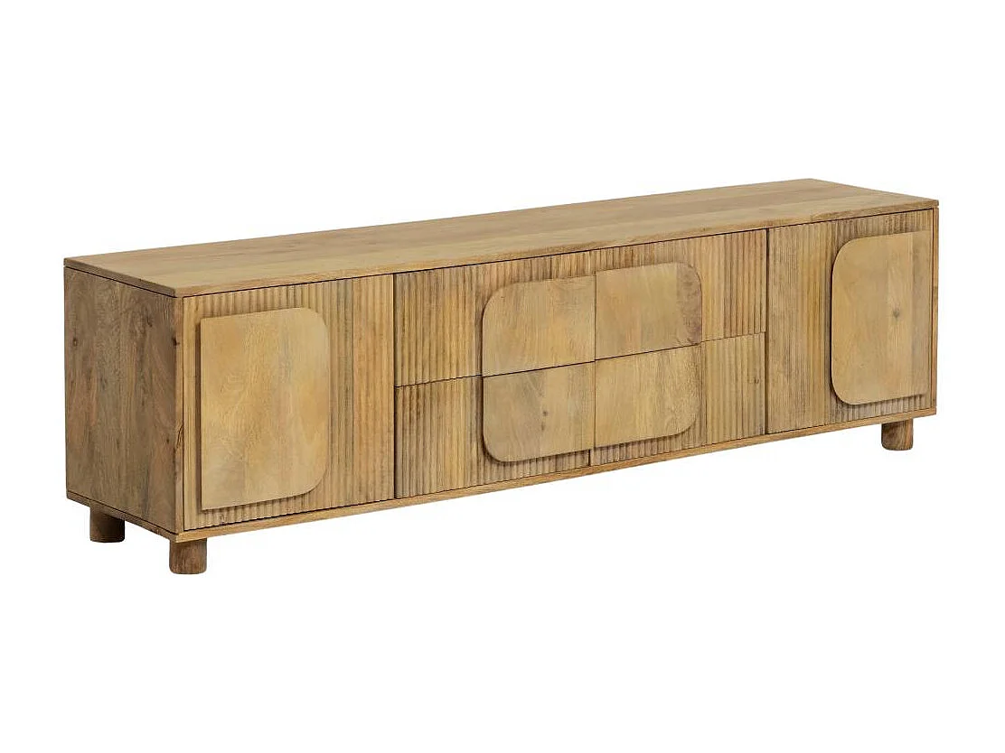 Meuble TV en bois de manguier Eros