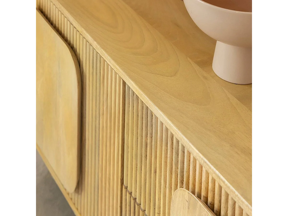 Meuble TV en bois de manguier Eros