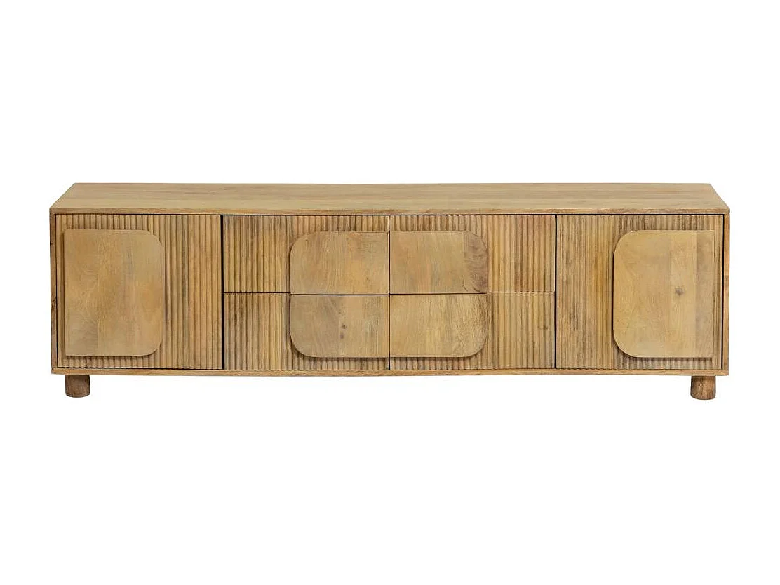 Meuble TV en bois de manguier Eros