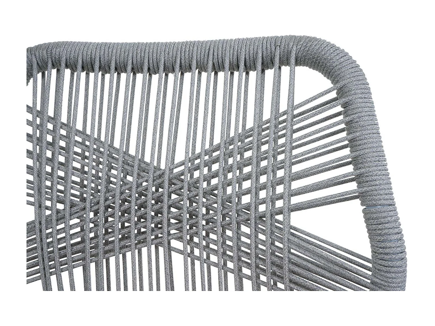 Tabouret de bar MCW-O21 (lot de 2),  gris clair, coussin taupe