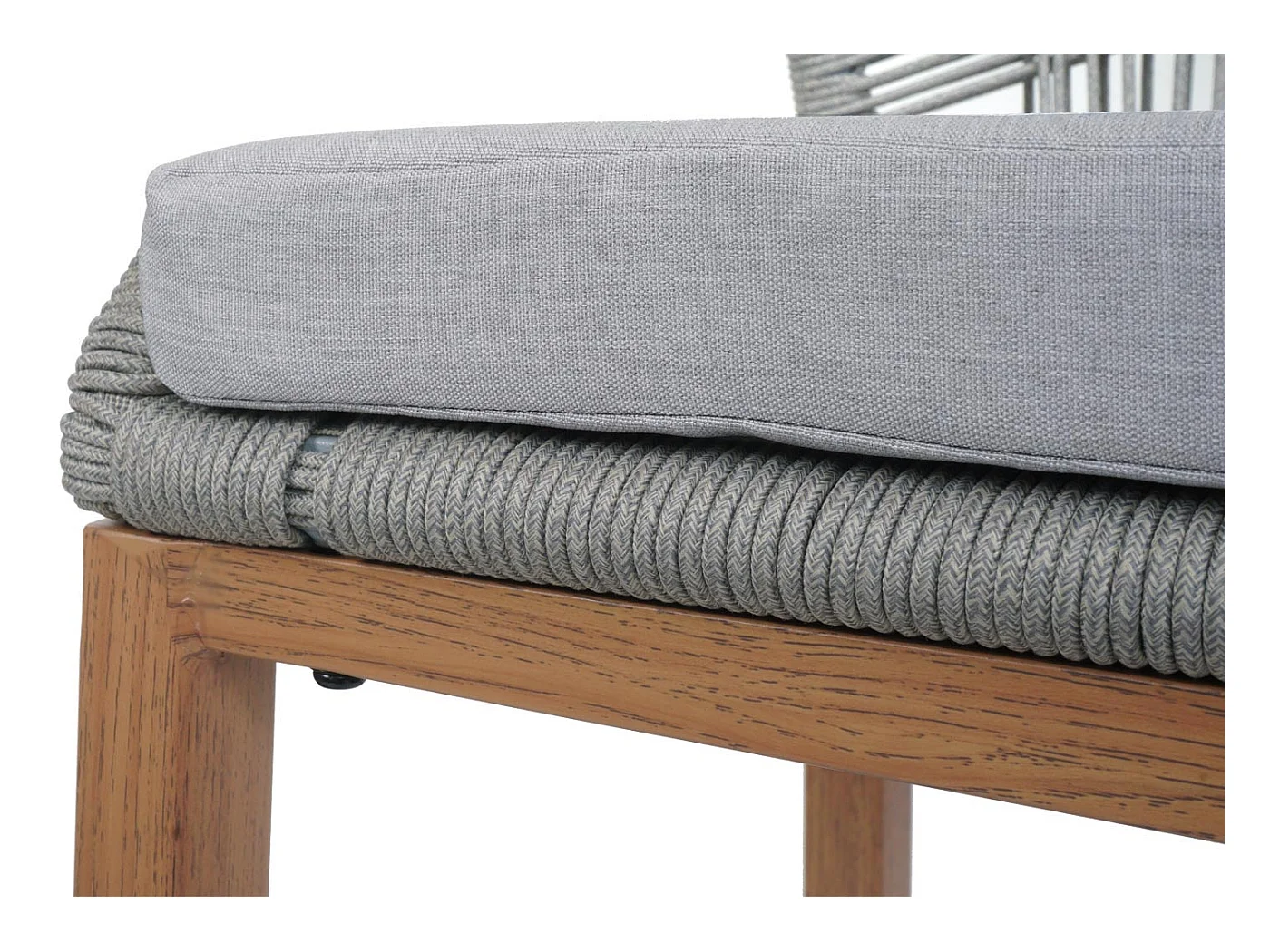 Tabouret de bar MCW-O21 (lot de 2),  gris clair, coussins gris clair