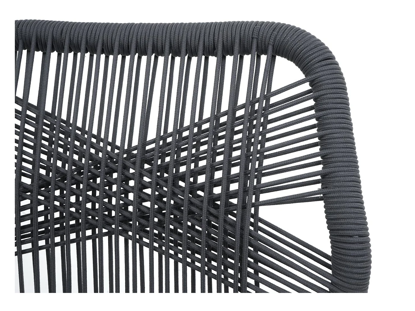 Tabouret de bar MCW-O21 (lot de 2),  anthracite, coussin gris clair