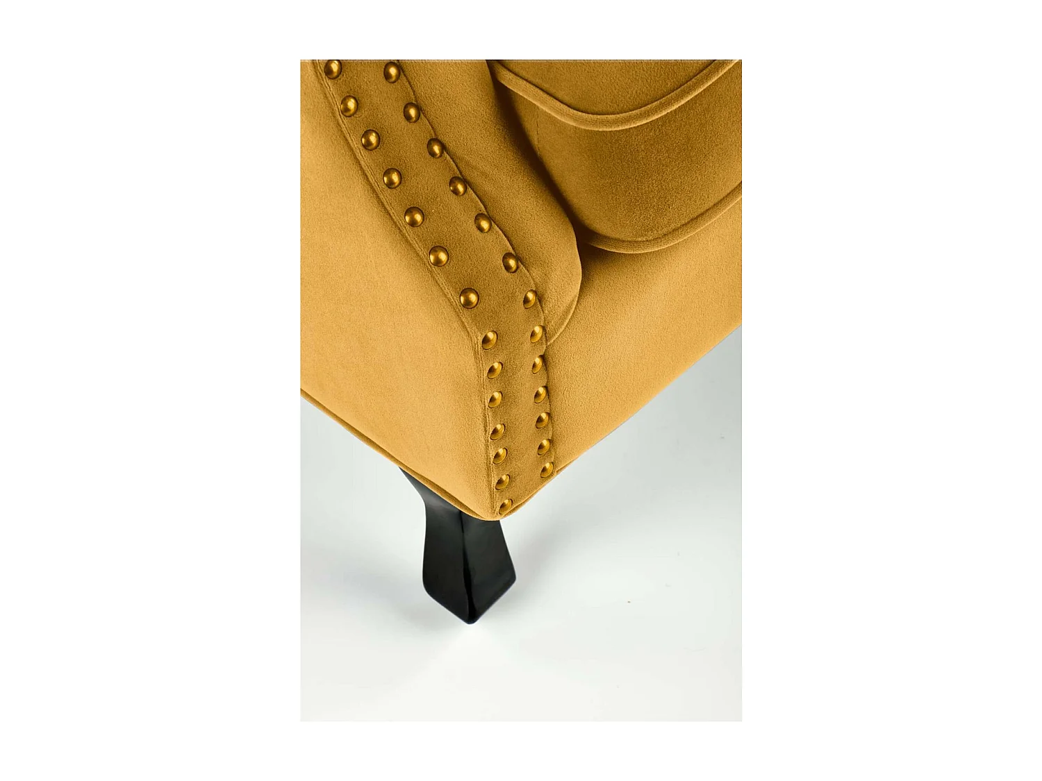 Fauteuil relax titane/revêtement en tissu velours/jaune