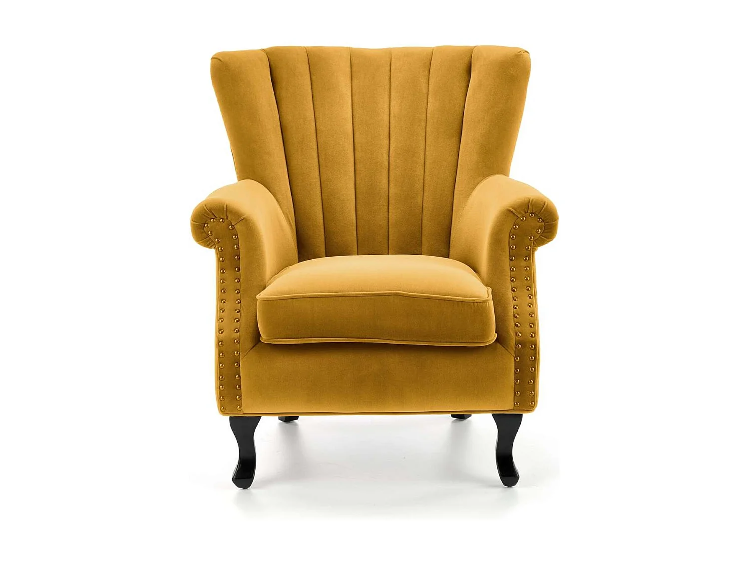 Fauteuil relax titane/revêtement en tissu velours/jaune