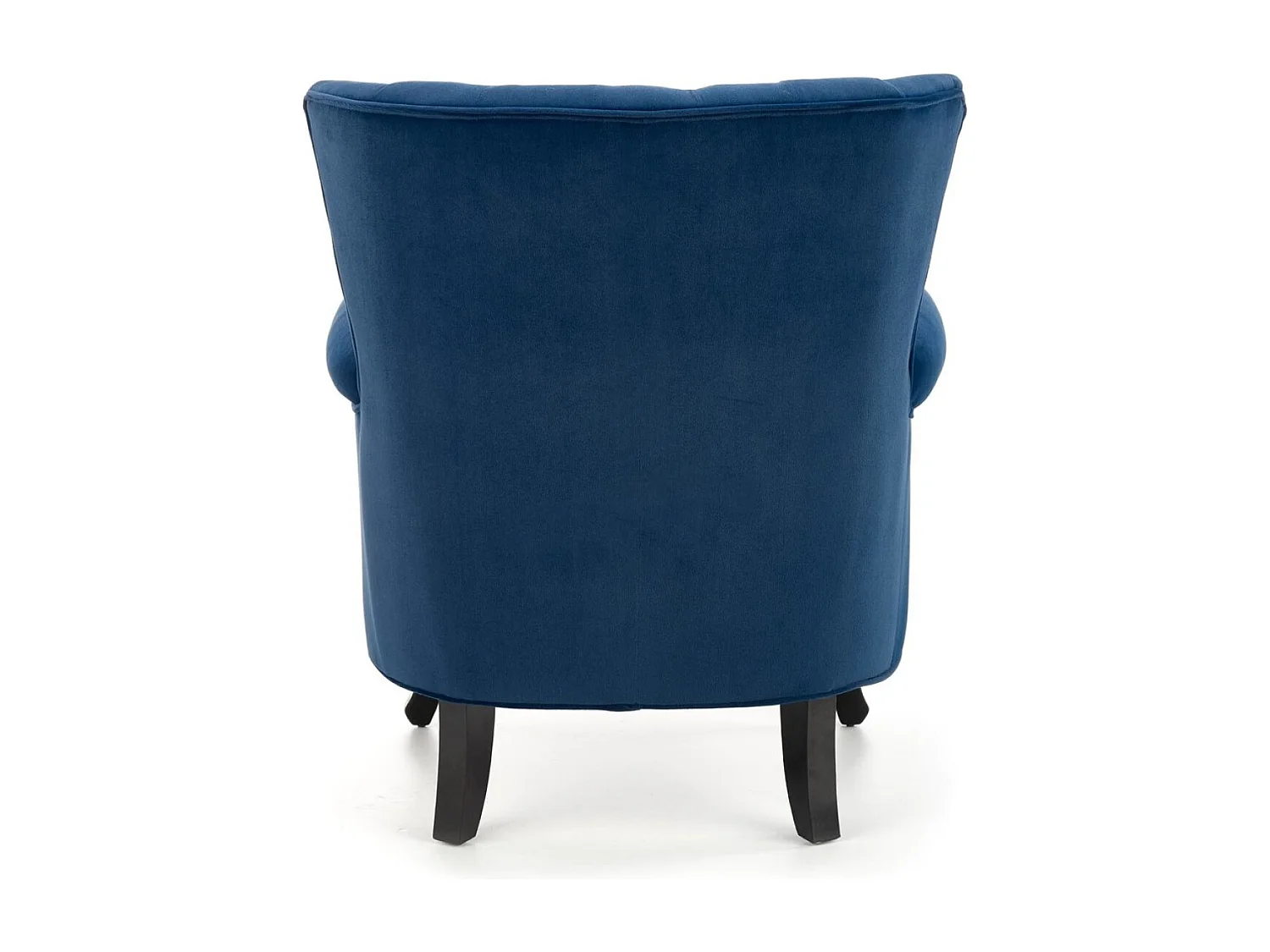 Poltrona relax Titan/Rivestimento in tessuto velluto/Blu