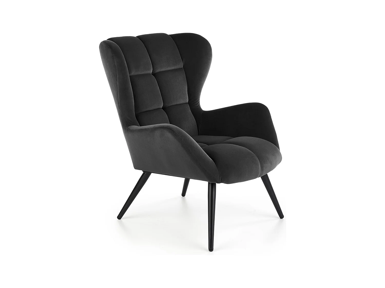 Relax Fauteuil Tyrion BL/Tissu/noir