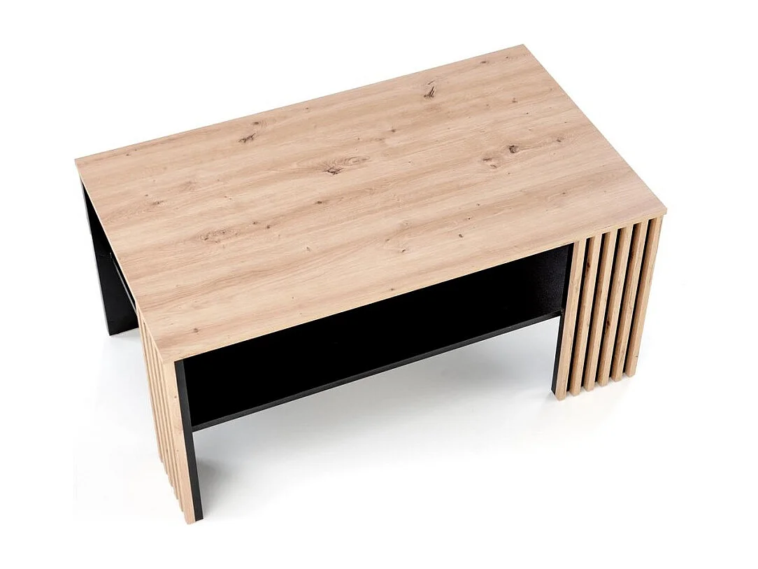 Tavolino da caffè Femina/Legno/Artigianale&Nero