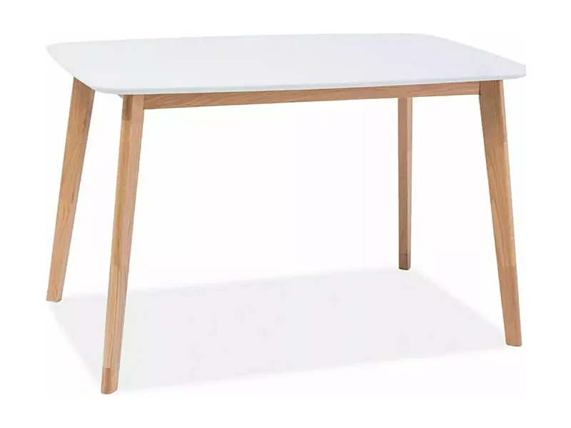 Esstisch Mosso (75x120)/MDF/Weiss&Braun