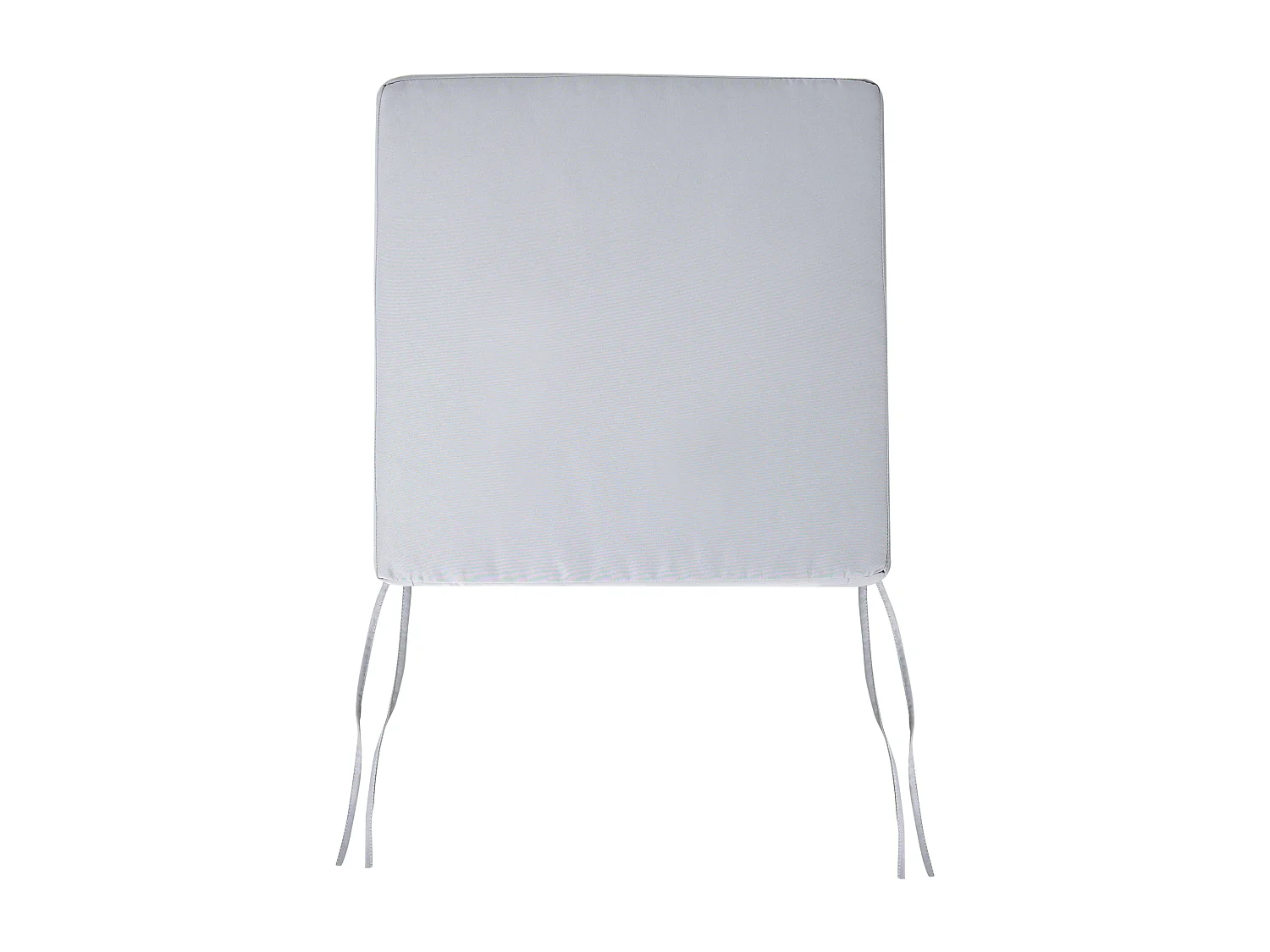 Lot de 2 chaises de jardin avec coussins SASSARI PREMIUM  Bois d'acacia certifié Gris clair