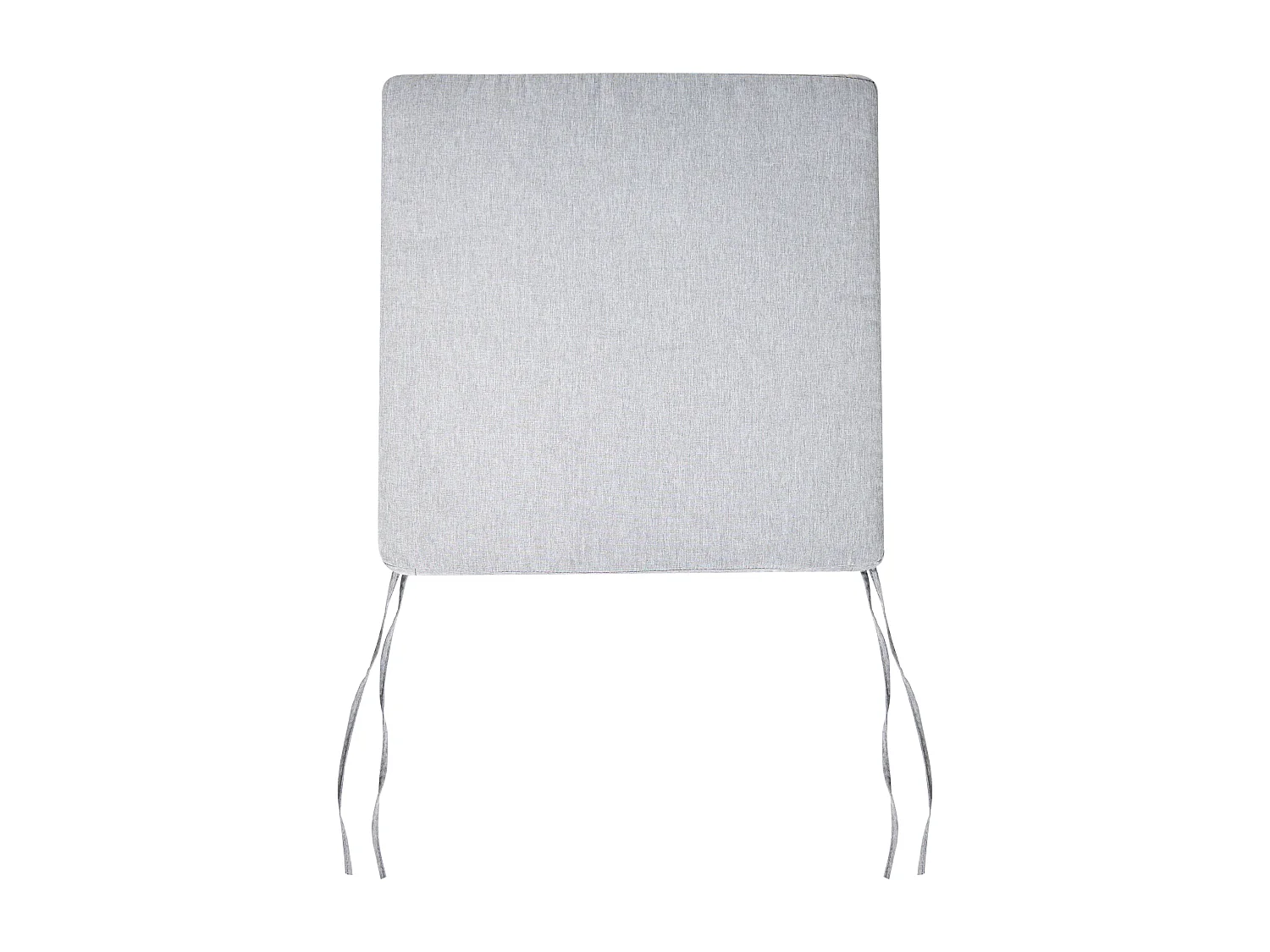 Lot de 2 chaises de jardin avec coussins SASSARI PREMIUM Bois d'acacia certifié Mélange de gris