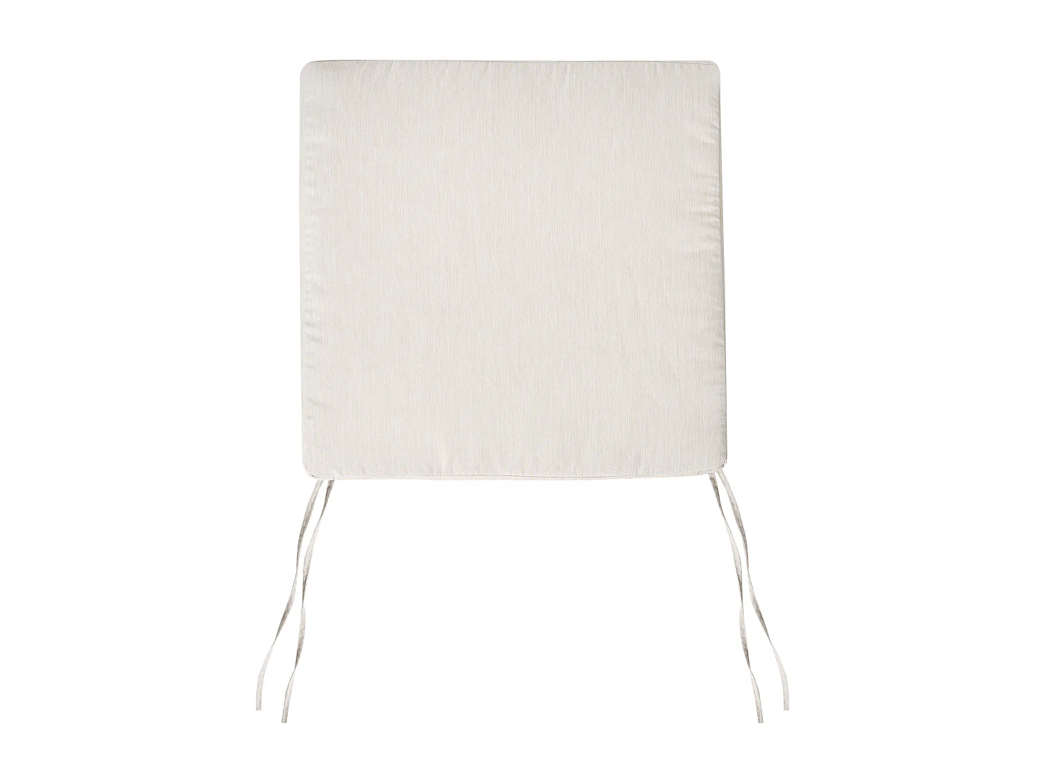 Lot de 2 chaises de jardin avec coussins SASSARI PREMIUM Bois d'acacia certifié Beige clair