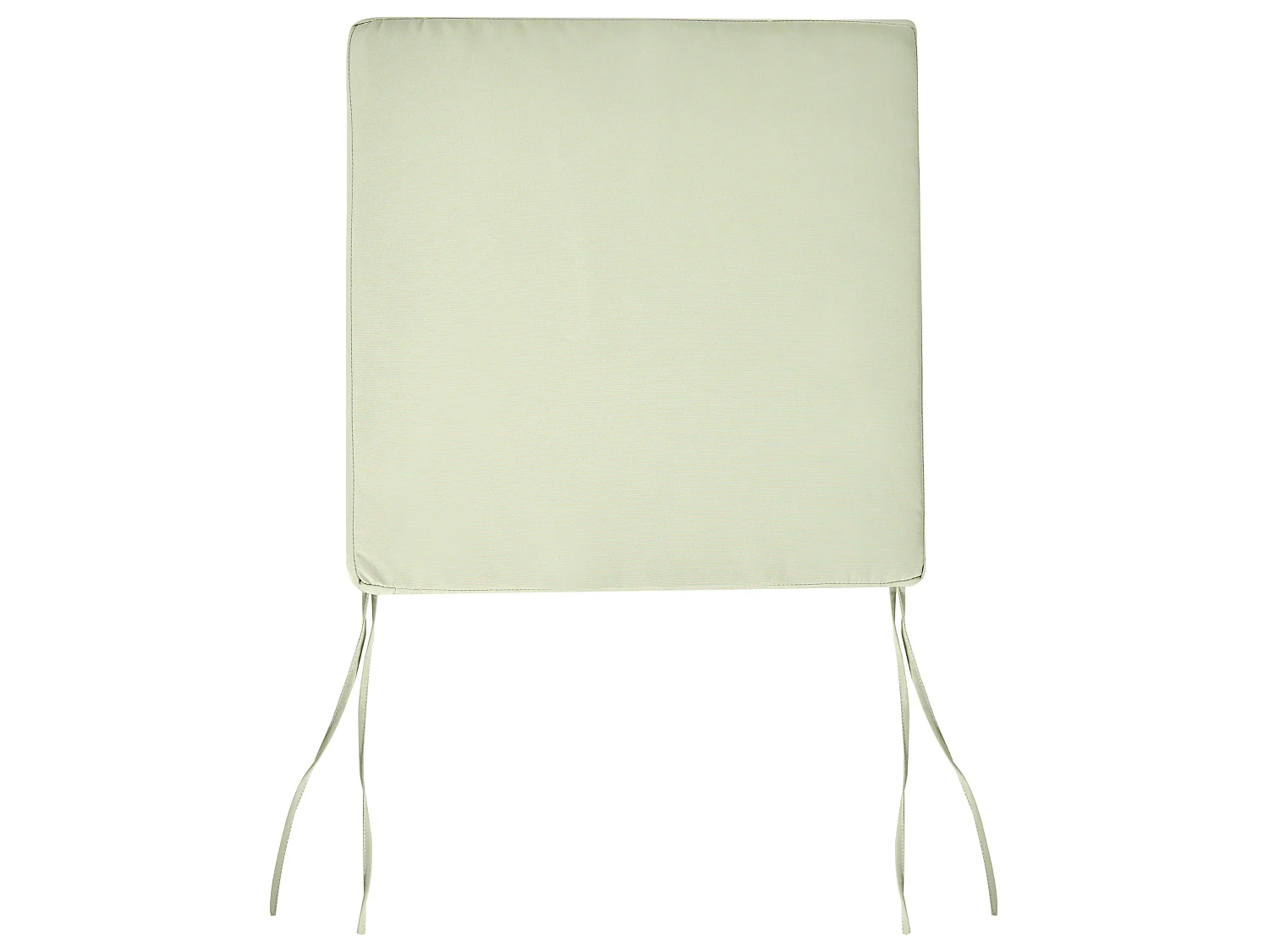 Lot de 2 chaises de jardin avec coussins SASSARI PREMIUM Bois d'acacia certifié Vert clair
