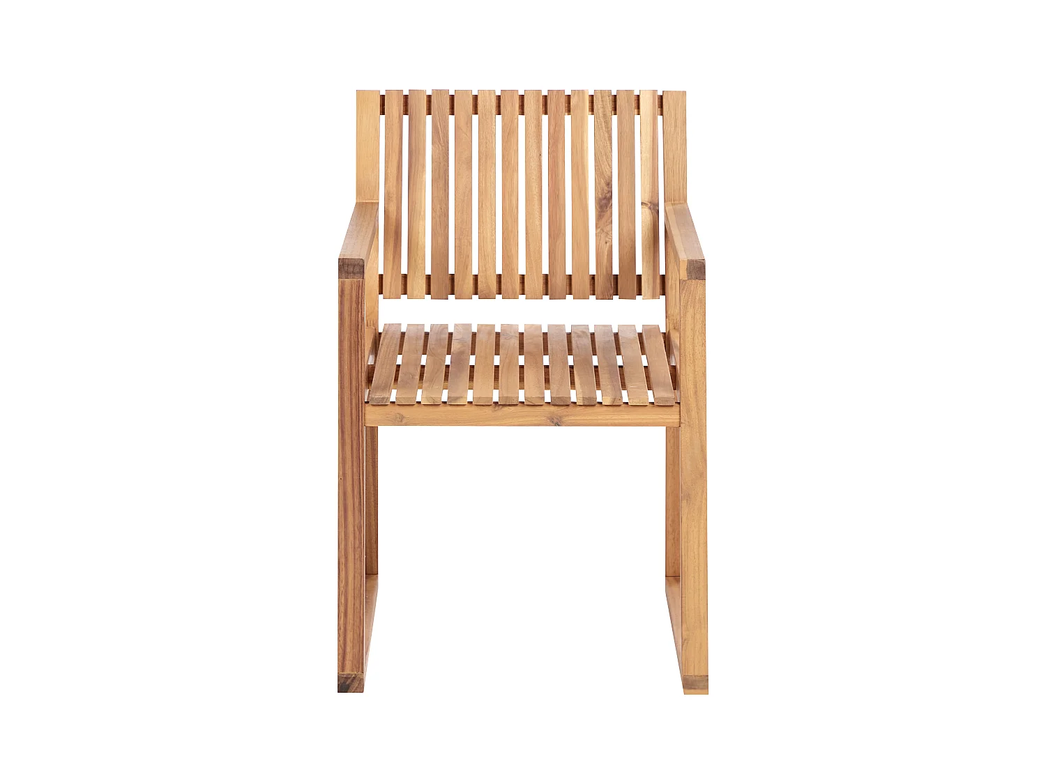 Lot de 2 chaises de jardin avec coussins SASSARI PREMIUM Bois d'acacia certifié Taupe