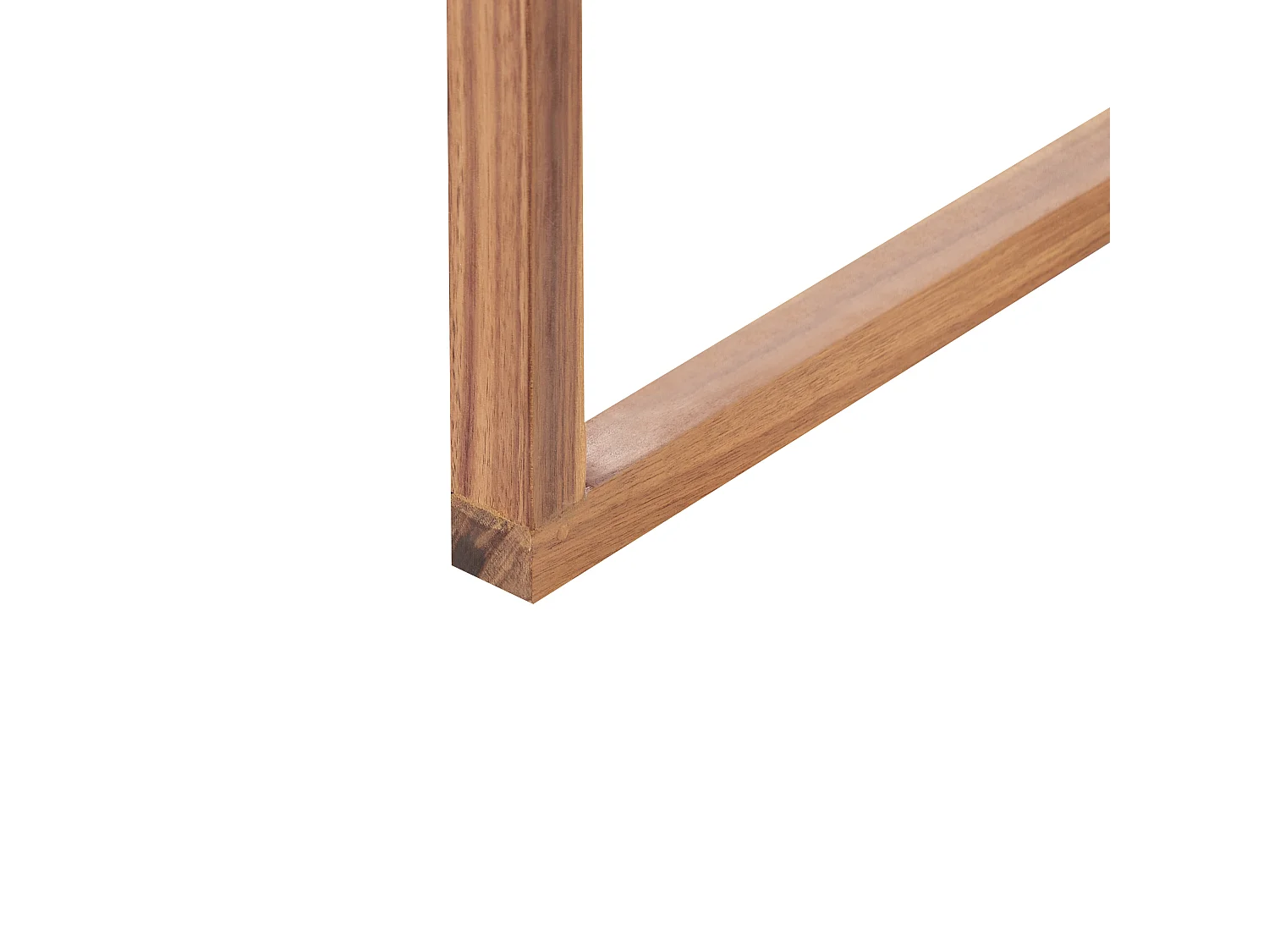 Lot de 2 chaises de jardin avec coussins SASSARI PREMIUM Bois d'acacia certifié Rouge