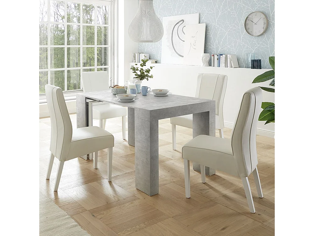 Consolle allungabile  46x78x90 cm Cemento CL2