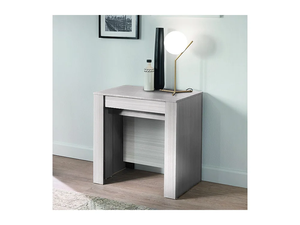 Consolle allungabile Made in Italy 78x78 cm Rovere Chiaro CL1