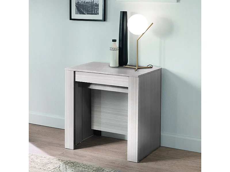 Consolle allungabile Made in Italy 78x78 cm Rovere Chiaro CL1