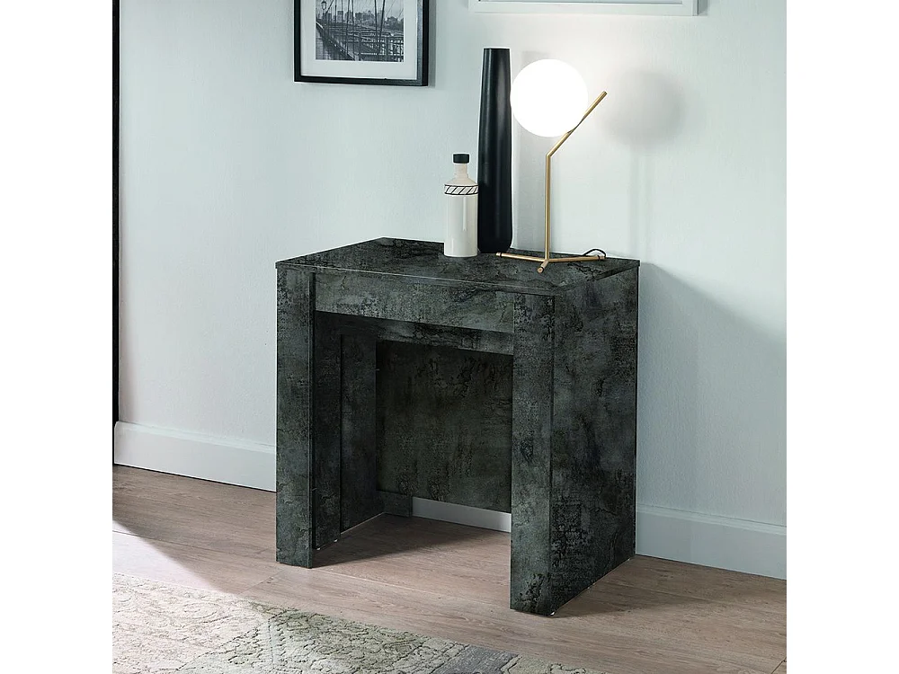 Consolle allungabile Made in Italy 78x78 cm Ossido CL1