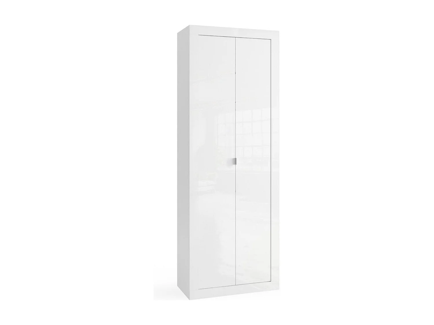 Colonna bagno 70x188 cm bianco lucido con 2 ante COL6