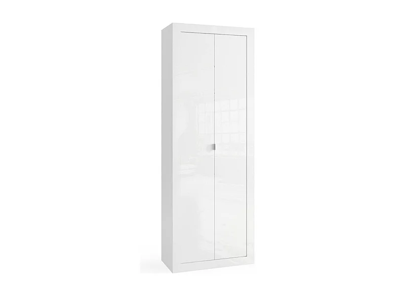 Colonna bagno 70x188 cm bianco lucido con 2 ante COL6