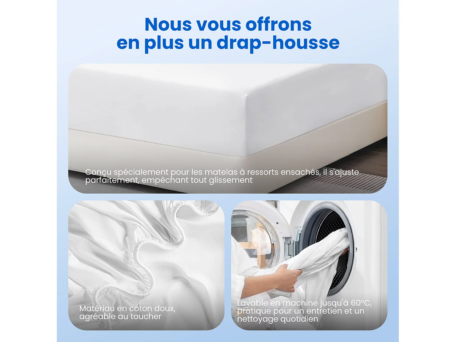 Matelas 80x200 Ressorts EnsachÉs,Matelas 10 couches avec ressorts ensachés,Fermeté H3,Matelas d'Appoint 7 Zones de Confort, Matelas 1 Personne pour Adulte et Enfant