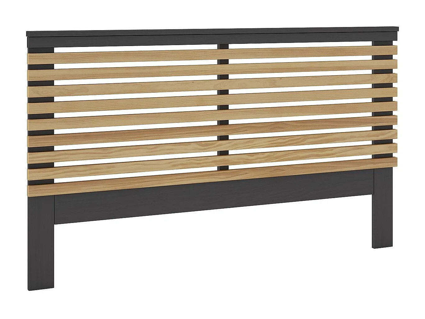 Hoofdbord Lavis - 146x5x100cm - Bruin