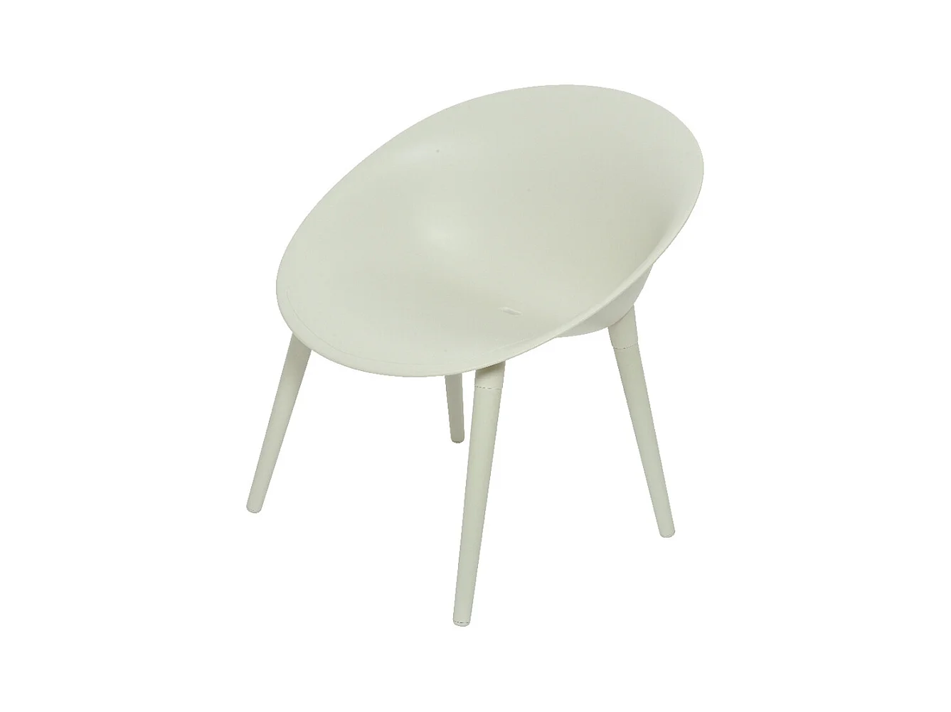 Salon de jardin en plastique Marbella blanc - Jardideco