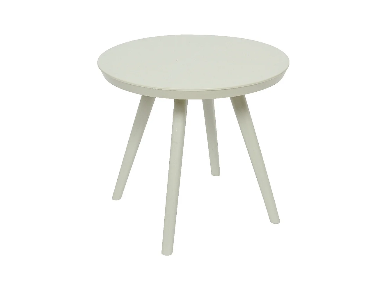 Salon de jardin en plastique Marbella blanc - Jardideco