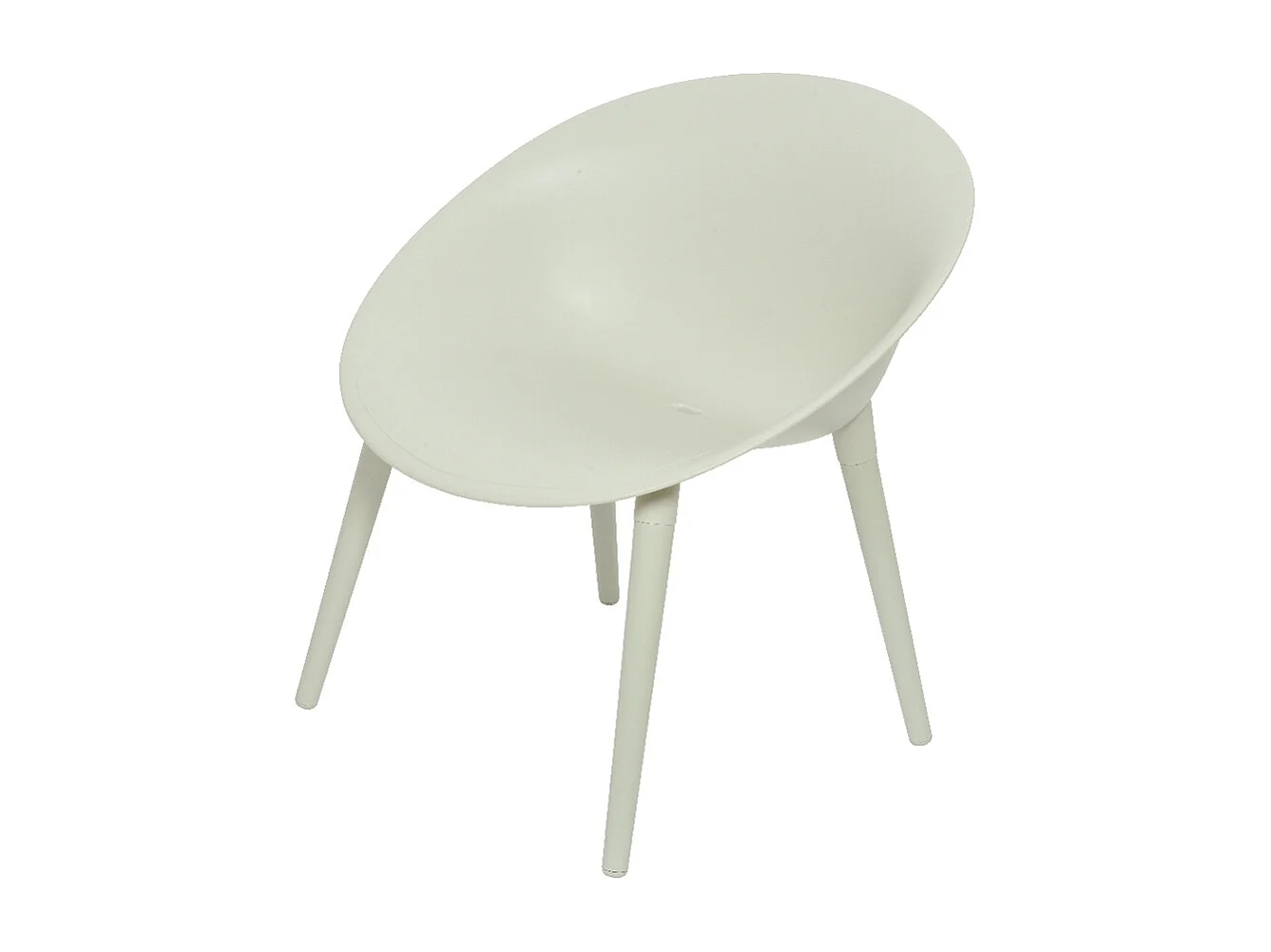 Salon de jardin en plastique Marbella blanc - Jardideco