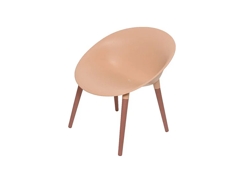 Salon de jardin en plastique Marbella rose - Jardideco