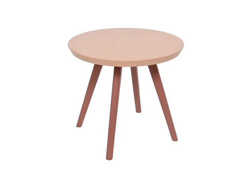 Salon de jardin en plastique Marbella rose - Jardideco