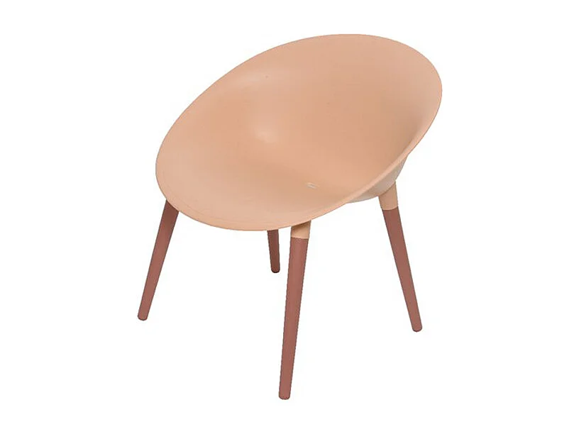 Salon de jardin en plastique Marbella rose - Jardideco