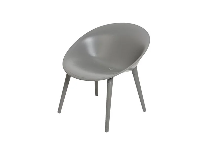 Salon de jardin en plastique Marbella Anthracite - Jardideco