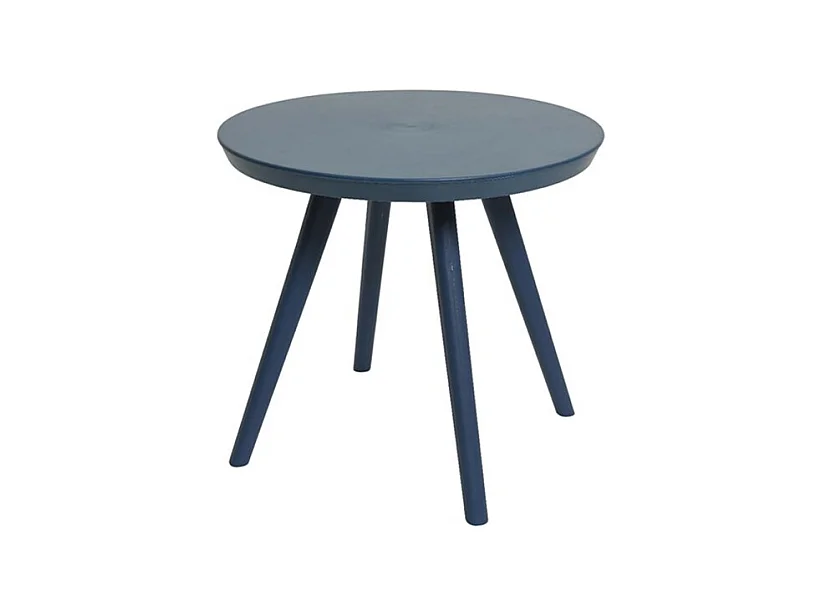 Salon de jardin en plastique Marbella bleu - Jardideco