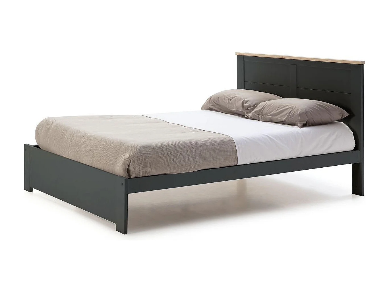 Bed Akira - 197x152x100cm - Grijs