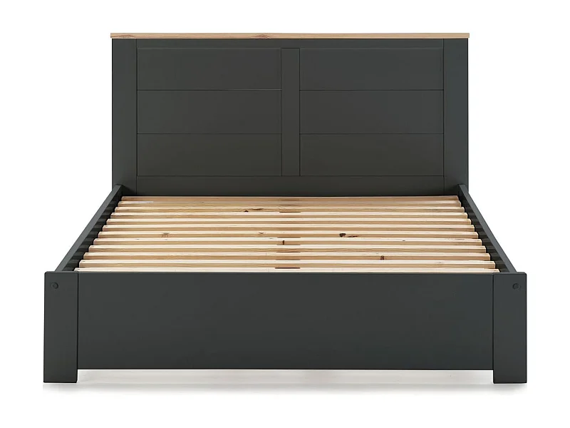 Bed Akira - 207x172x100cm - Grijs