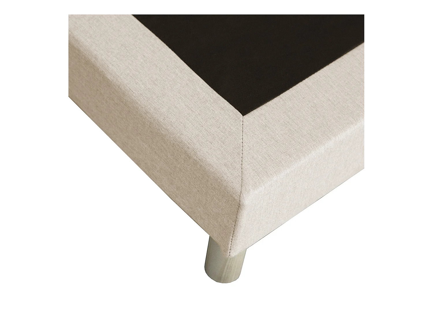 Sommier tapissier à lattes fixes, couchage ferme, soutien optimal Dimensions - 180 x 200 cm, Sommier - Beige