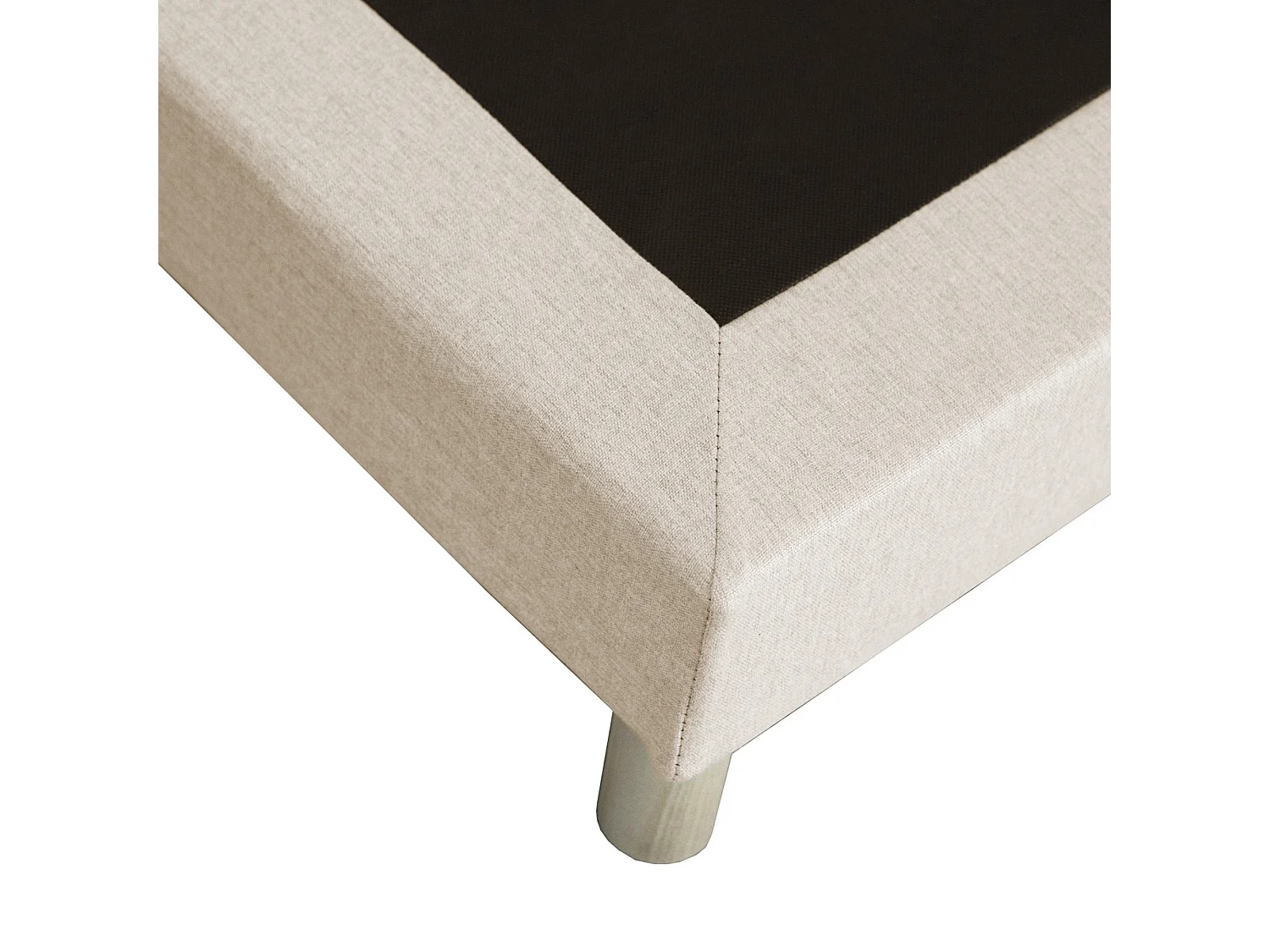 Sommier tapissier à lattes fixes, couchage ferme, soutien optimal Dimensions - 180 x 200 cm, Sommier - Beige