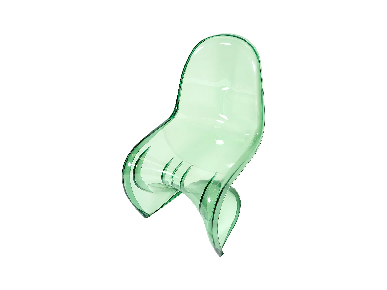 Conjunto de 4 sillas de jardín VASIA Material sintético Verde