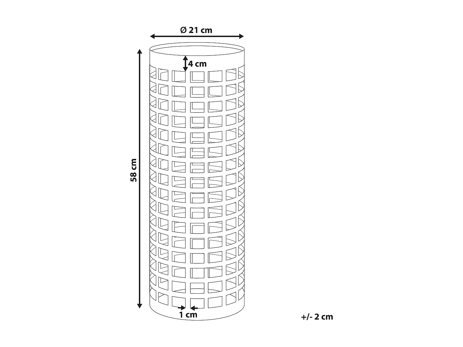 Suporte para guarda-chuva MALABO Cobre