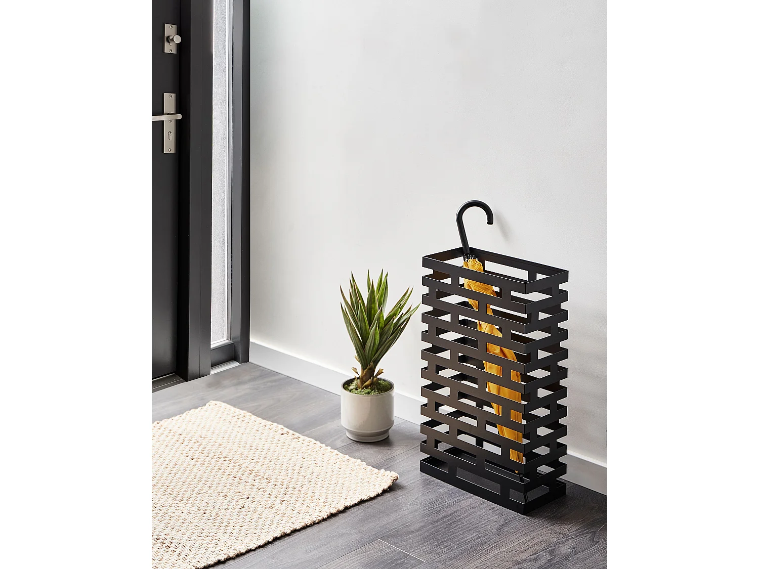 Porte-parapluie KAMSAR Métal Noir